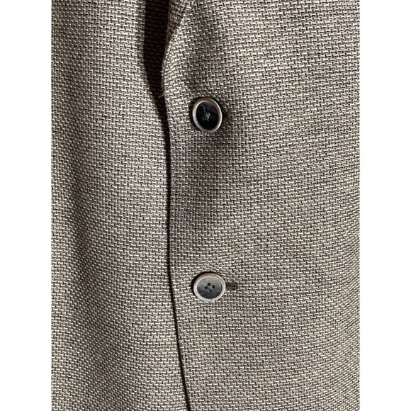 Joseph Abboud JOE Men's Two Button Gray Textured Slim Blazer Sport Coat Size 46R - Picture 5 of 16